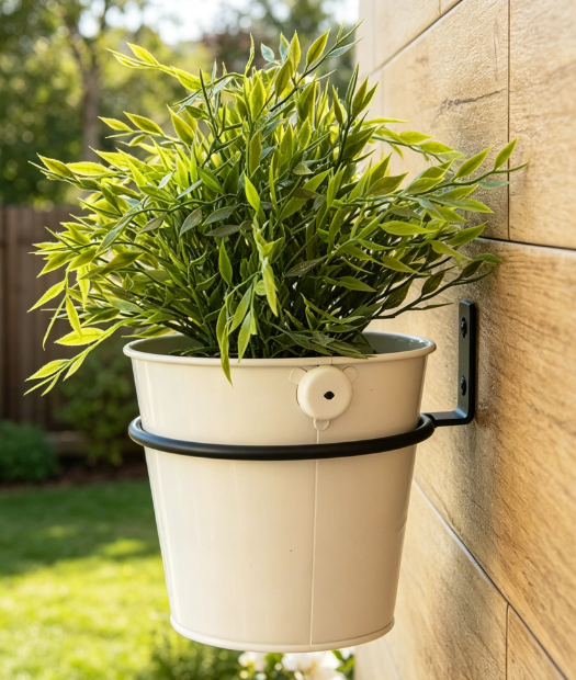 Metal Flower Pot Wall Mount Ring Holders, Multi-Pack Hanging Planter Brackets